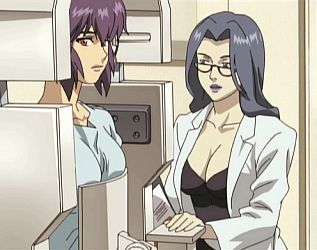 Major Kusanagi and Sano from GITS SAC